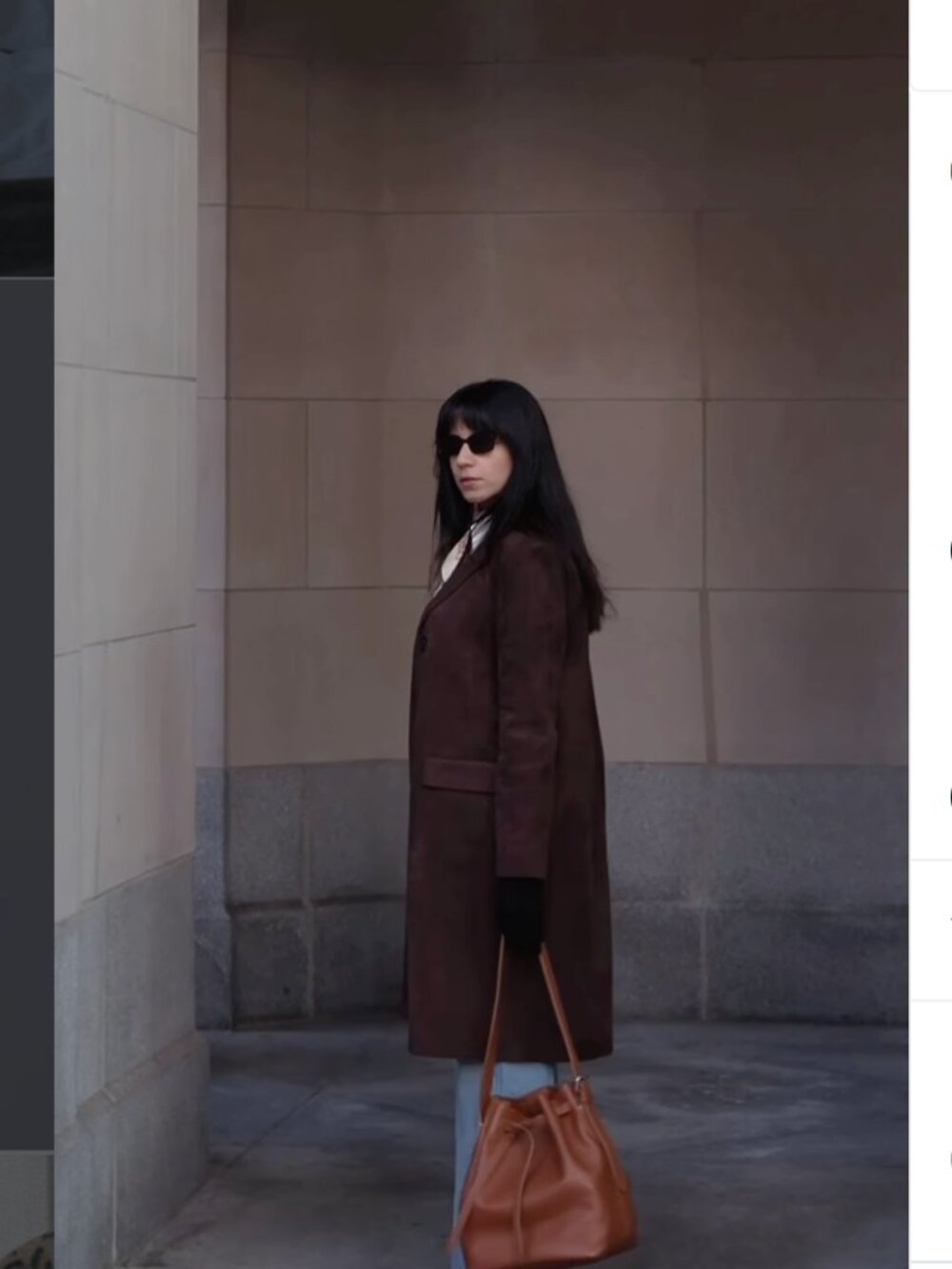 Coya Leather Bucket Bag - Cognac - LAZARO - Picture 6 of 6